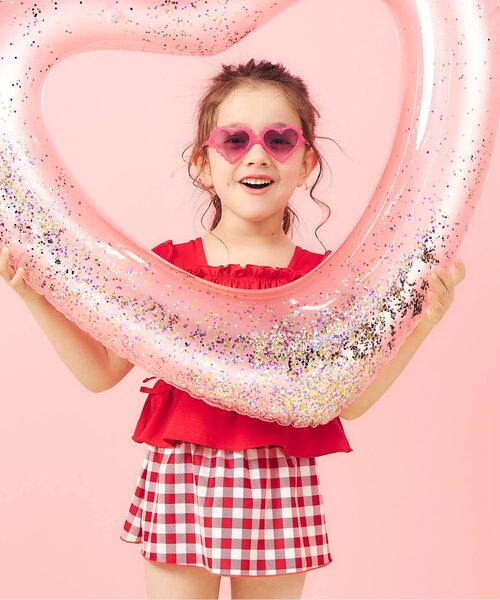 BREEZE(ブリーズ)の「サングラス(ハート:ぷくぷく)(サングラス・キッズ・マルチ・FREE)」の2枚目の写真