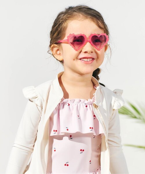 BREEZE(ブリーズ)の「サングラス(ハート:ぷくぷく)(サングラス・キッズ・マルチ・FREE)」の4枚目の写真