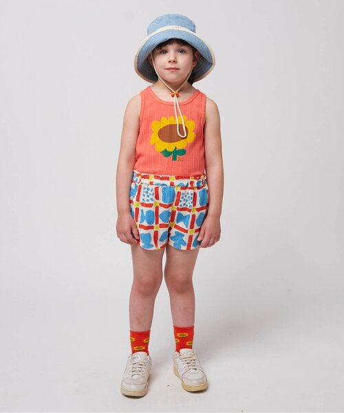 BOBO CHOSES（ボボショーズ）の「Geometric Game all over woven（その他パンツ・キッズ・チェック・110/120/130）」の7枚目の写真