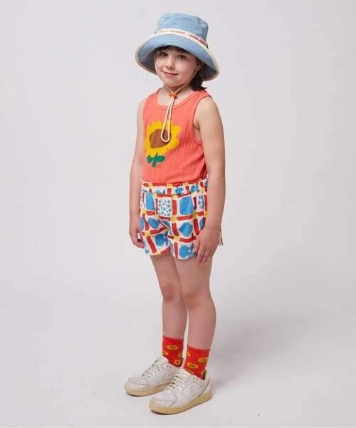BOBO CHOSES（ボボショーズ）の「Geometric Game all over woven（その他パンツ・キッズ・チェック・110/120/130）」の8枚目の写真