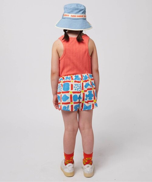 BOBO CHOSES（ボボショーズ）の「Geometric Game all over woven（その他パンツ・キッズ・チェック・110/120/130）」の9枚目の写真