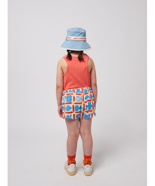 BOBO CHOSES（ボボショーズ）の「Geometric Game all over woven（その他パンツ・キッズ・チェック・110/120/130）」の4枚目の写真