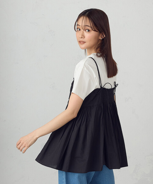 COMME CA ISM(コムサイズム)の「インドコットン キャミビスチェブラウス(シャツ/ブラウス・レディース・ブラック/グレー/ホワイト・FREE)」の17枚目の写真