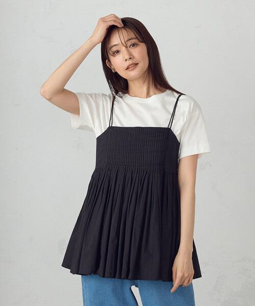 COMME CA ISM(コムサイズム)の「インドコットン キャミビスチェブラウス(シャツ/ブラウス・レディース・ブラック/グレー/ホワイト・FREE)」の18枚目の写真