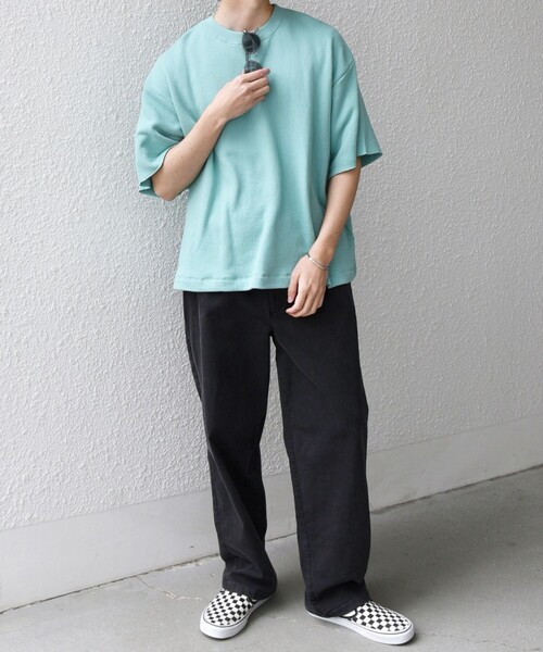 SHIPS any(シップス エニィ)の「SHIPS any: ドライタッチ 吊り裏毛 ヴィンテージライク スウェット Tシャツ◇(Tシャツ/カットソー・メンズ・ナチュラル/グレー/ライトグリーン・LARGE/MEDIUM)」の22枚目の写真