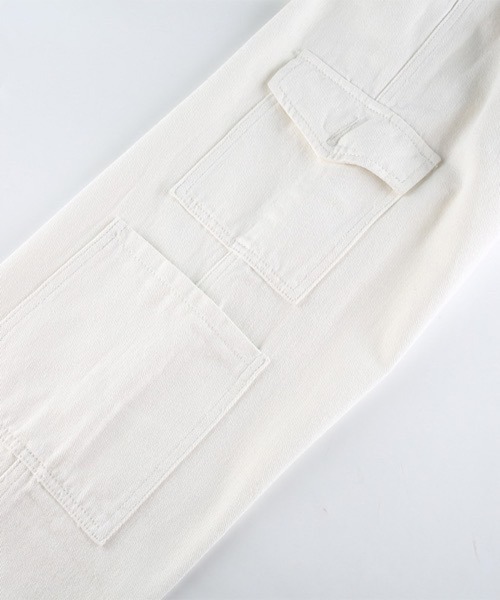CERCA(チェルカ)の「HALEY PESCA/ハイウエスト カラーカーゴパンツ(カーゴパンツ・レディース・ホワイト・LARGE/MEDIUM/SMALL)」の11枚目の写真