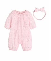 moimoln（モイモルン）の「【2点セット】イフ7分袖カバーオール＆ヘアバンド（ロンパース・キッズ）」