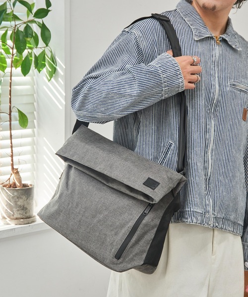 Healthknit Product(ヘルスニットプロダクト)の「【Healthknit Product】ヘルスニット NEWクラッチメッセンジャーバッグ HKB-1222(メッセンジャーバッグ・メンズ・ブラック/ネイビー/グレー・FREE)」の1枚目の写真
