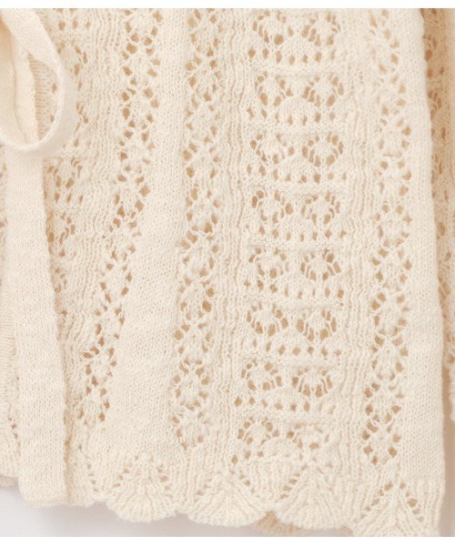 PEACH JOHN（ピーチジョン）の「かぎ針風ニットカーデ（カーディガン/ボレロ・レディース・ミント/ピンク/アイボリー・ONE SIZE）」の13枚目の写真