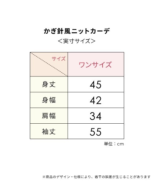 PEACH JOHN（ピーチジョン）の「かぎ針風ニットカーデ（カーディガン/ボレロ・レディース・ミント/ピンク/アイボリー・ONE SIZE）」の11枚目の写真