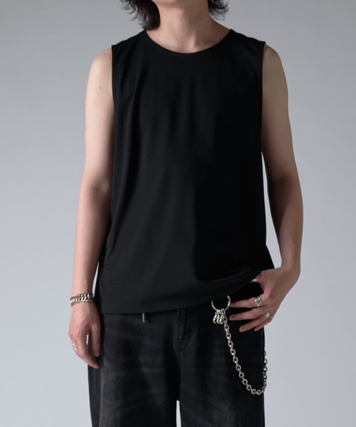 完売］jent louis neck piercing tank top トップス Jent Louis