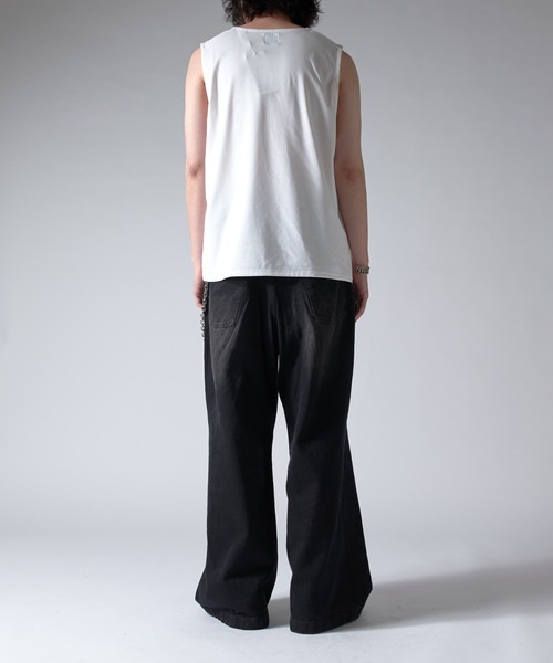 Lui's（ルイス）の「SHINE タンクトップ（タンクトップ・メンズ・ホワイト/グレー/チャコールグレー/ブラック・FREE）」の10枚目の写真