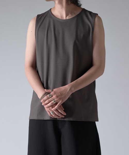 Lui's（ルイス）の「SHINE タンクトップ（タンクトップ・メンズ・ホワイト/グレー/チャコールグレー/ブラック・FREE）」の18枚目の写真