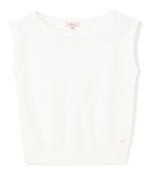 TOCCA（トッカ）の「SUMMER STARS PULLOVER プルオーバー（ニット/セーター・レディース・ネイビー系/アイボリー系・SMALL/MEDIUM）」の2枚目の写真