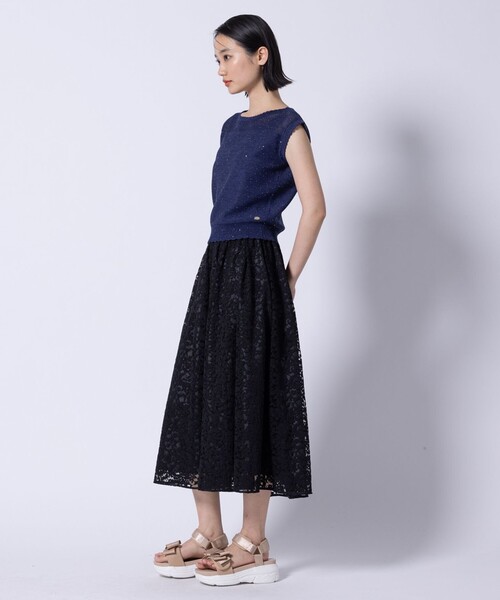 TOCCA（トッカ）の「SUMMER STARS PULLOVER プルオーバー（ニット/セーター・レディース・ネイビー系/アイボリー系・SMALL/MEDIUM）」の6枚目の写真