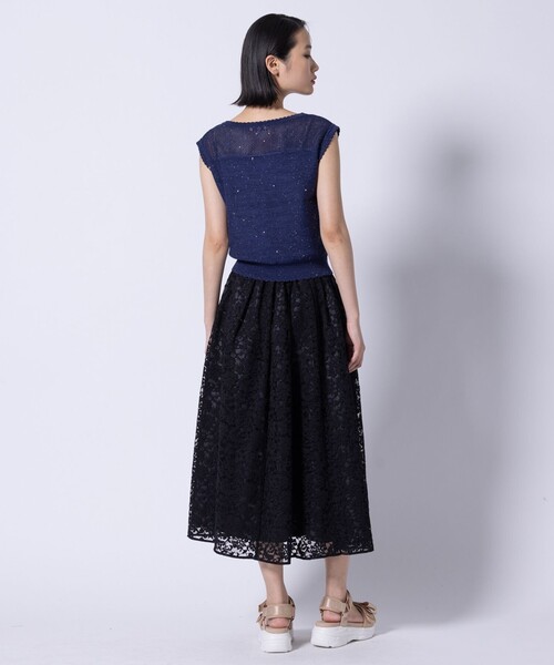 TOCCA（トッカ）の「SUMMER STARS PULLOVER プルオーバー（ニット/セーター・レディース・ネイビー系/アイボリー系・SMALL/MEDIUM）」の8枚目の写真