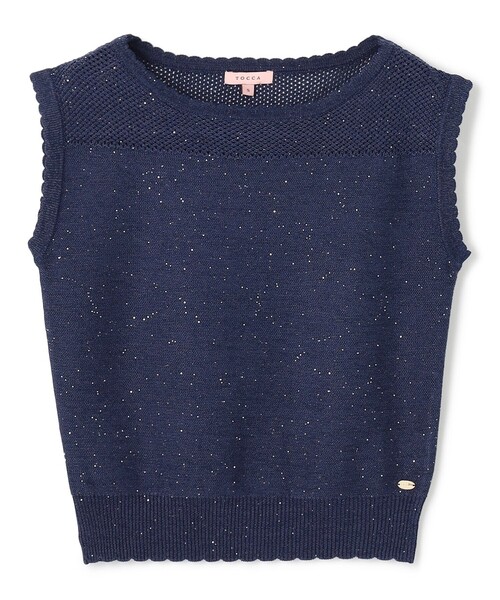 TOCCA（トッカ）の「SUMMER STARS PULLOVER プルオーバー（ニット/セーター・レディース・ネイビー系/アイボリー系・SMALL/MEDIUM）」の9枚目の写真
