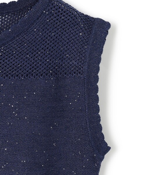 TOCCA（トッカ）の「SUMMER STARS PULLOVER プルオーバー（ニット/セーター・レディース・ネイビー系/アイボリー系・SMALL/MEDIUM）」の12枚目の写真