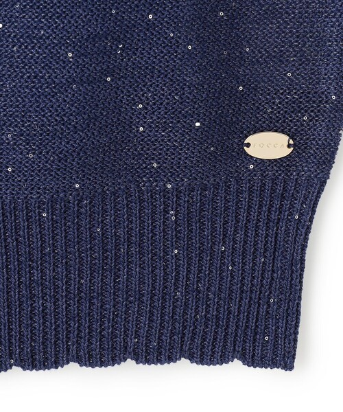 TOCCA（トッカ）の「SUMMER STARS PULLOVER プルオーバー（ニット/セーター・レディース・ネイビー系/アイボリー系・SMALL/MEDIUM）」の13枚目の写真
