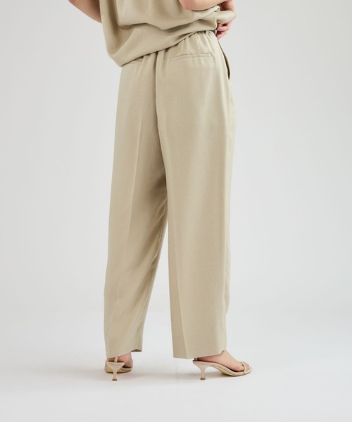 Chaos（カオス）の「Chaos(カオス)/アイアスロータパンツ【セットアップ可】（スラックス・レディース・ネイビー/ライトベージュ/チャコール・38/36）」の6枚目の写真