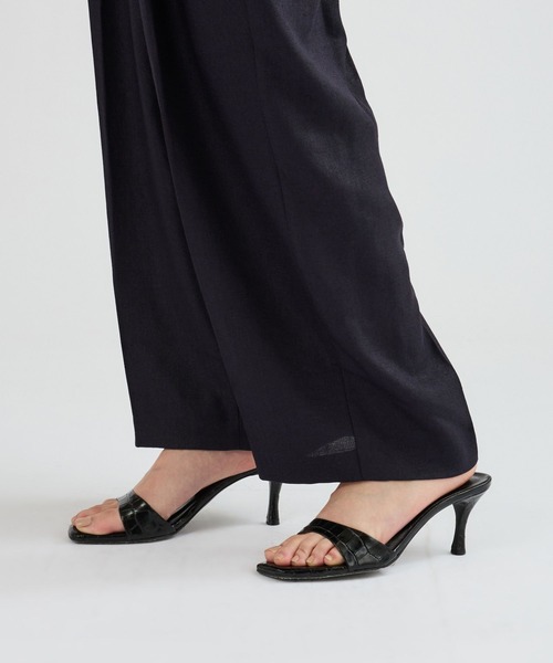 Chaos（カオス）の「Chaos(カオス)/アイアスロータパンツ【セットアップ可】（スラックス・レディース・ネイビー/ライトベージュ/チャコール・38/36）」の20枚目の写真