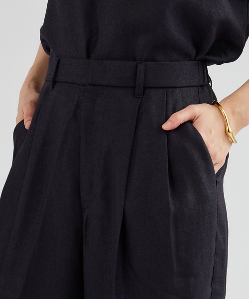 Chaos（カオス）の「Chaos(カオス)/アイアスロータパンツ【セットアップ可】（スラックス・レディース・ネイビー/ライトベージュ/チャコール・38/36）」の18枚目の写真