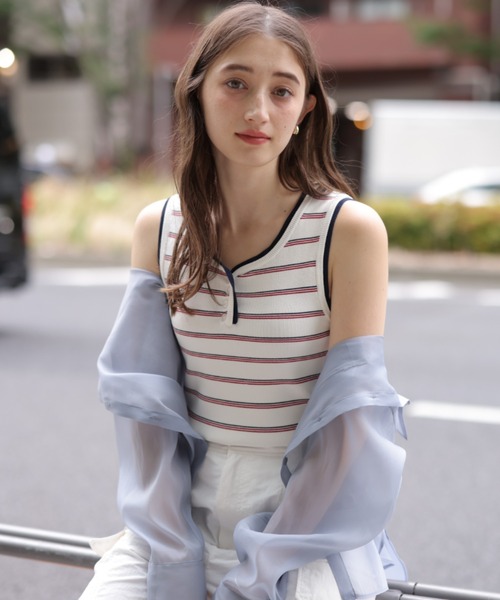 Rirandture - rirandtureシャツ Mimiパール刺繍Tシャツ | Tシャツ・カットソー | Rirandture（リ