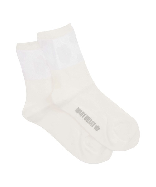 MARY QUANT（マリークワント）の「シアーミックスデイジー ソックス（ソックス/靴下・レディース・ネイビー/パープル/ホワイト/ライトブルー/ブラック・FREE）」の10枚目の写真