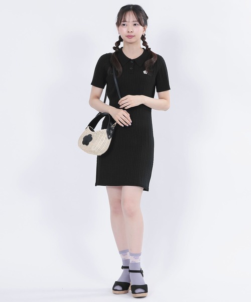 MARY QUANT（マリークワント）の「シアーミックスデイジー ソックス（ソックス/靴下・レディース・ネイビー/パープル/ホワイト/ライトブルー/ブラック・FREE）」の7枚目の写真