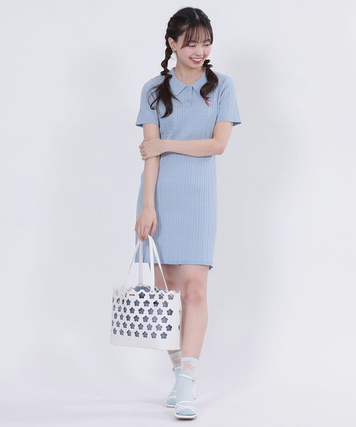 MARY QUANT（マリークワント）の「シアーミックスデイジー ソックス（ソックス/靴下・レディース・ネイビー/パープル/ホワイト/ライトブルー/ブラック・FREE）」の13枚目の写真