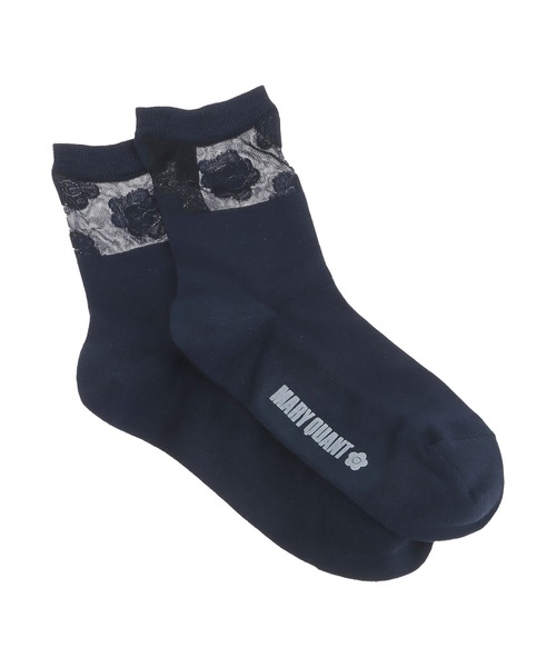 MARY QUANT（マリークワント）の「シアーミックスデイジー ソックス（ソックス/靴下・レディース・ネイビー/パープル/ホワイト/ライトブルー/ブラック・FREE）」の14枚目の写真