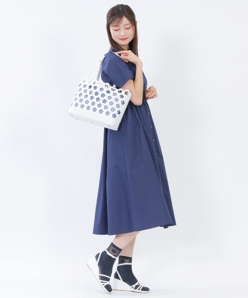 MARY QUANT（マリークワント）の「シアーミックスデイジー ソックス（ソックス/靴下・レディース・ネイビー/パープル/ホワイト/ライトブルー/ブラック・FREE）」の15枚目の写真