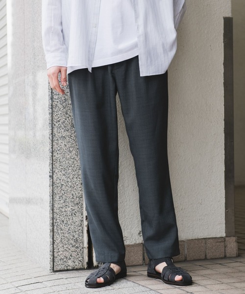 未使用に近い　ベルウィッチ　リネンイージートラウザーズ　48 EDWIN エドウィン ギャリソン レザー ベルト Garrison Leather