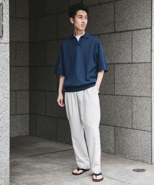 URBAN RESEARCH DOORS（アーバンリサーチドアーズ）の「『イージーケア/速乾』リネンライクイージートラウザー（その他パンツ・メンズ・グレー/オフホワイト/ブラック/ライトブラウン・SMALL/LARGE/MEDIUM）」の9枚目の写真