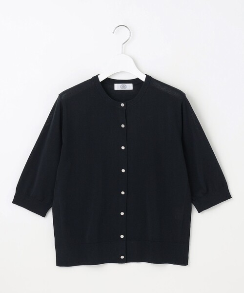 J.PRESS Ladies(J.プレス レディス)の「【洗える・抗菌防臭】COTTON ACETATE DRY クルーネック カーディガン(カーディガン/ボレロ・レディース・ライトグレー系/ネイビー系/ピンク系/イエロー系・SMALL)」の14枚目の写真
