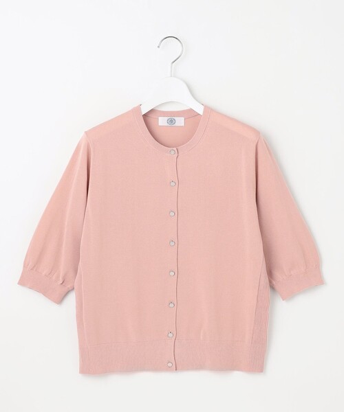 J.PRESS Ladies(J.プレス レディス)の「【洗える・抗菌防臭】COTTON ACETATE DRY クルーネック カーディガン(カーディガン/ボレロ・レディース・ライトグレー系/ネイビー系/ピンク系/イエロー系・SMALL)」の15枚目の写真