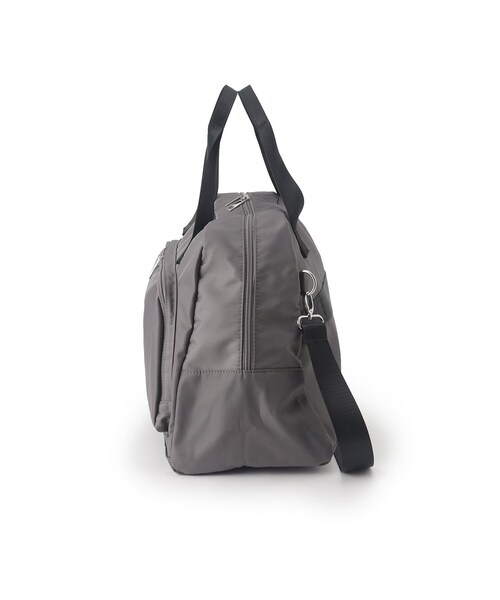 SHOO・LA・RUE（シューラルー）の「【撥水】キャリーオンボストンバッグ（ボストンバッグ・レディース・ブラック/ダークグレー・00）」の9枚目の写真