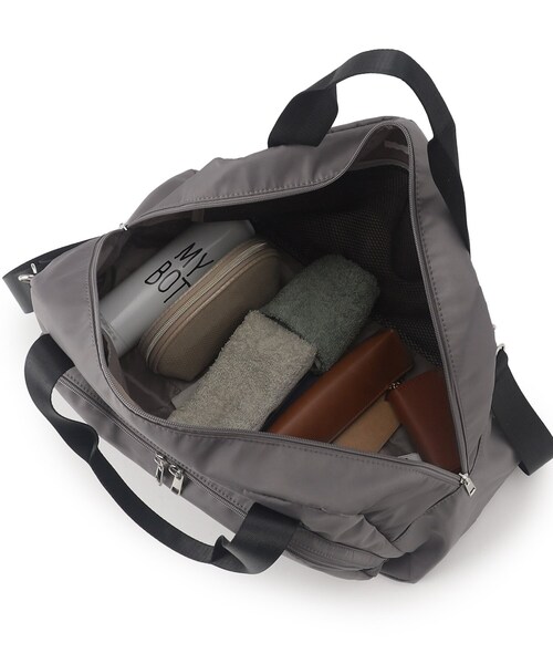 SHOO・LA・RUE（シューラルー）の「【撥水】キャリーオンボストンバッグ（ボストンバッグ・レディース・ブラック/ダークグレー・00）」の14枚目の写真