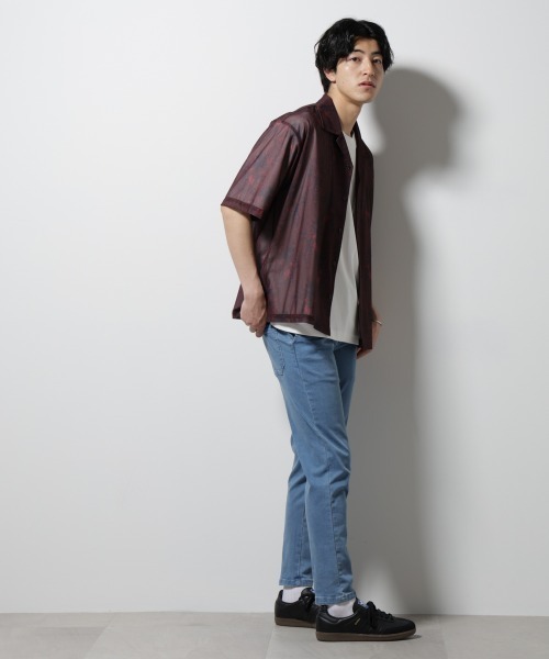 NORMANBROS(ノーマンブロス)の「NORMANBROS/NORMANBROS別注 ストレッチイージーデニム(デニムパンツ・メンズ・ブラック/ライトブルー/ネイビー・L/M)」の19枚目の写真