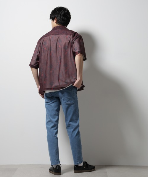 NORMANBROS(ノーマンブロス)の「NORMANBROS/NORMANBROS別注 ストレッチイージーデニム(デニムパンツ・メンズ・ブラック/ライトブルー/ネイビー・L/M)」の18枚目の写真