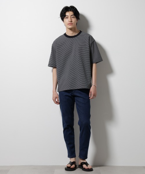 NORMANBROS(ノーマンブロス)の「NORMANBROS/NORMANBROS別注 ストレッチイージーデニム(デニムパンツ・メンズ・ブラック/ライトブルー/ネイビー・L/M)」の16枚目の写真