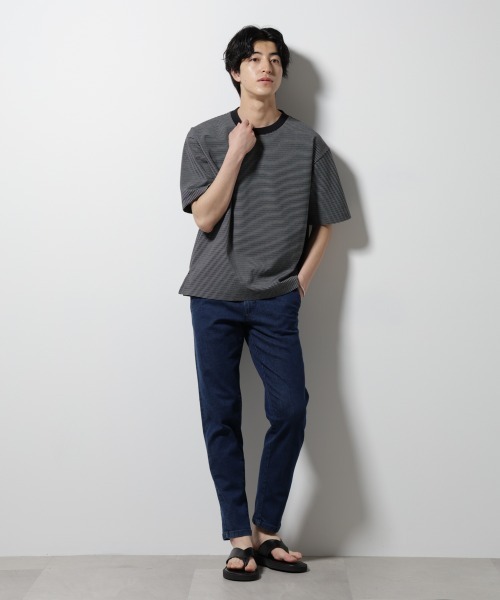 NORMANBROS(ノーマンブロス)の「NORMANBROS/NORMANBROS別注 ストレッチイージーデニム(デニムパンツ・メンズ・ブラック/ライトブルー/ネイビー・L/M)」の15枚目の写真