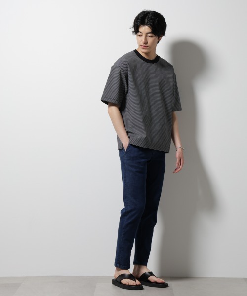 NORMANBROS(ノーマンブロス)の「NORMANBROS/NORMANBROS別注 ストレッチイージーデニム(デニムパンツ・メンズ・ブラック/ライトブルー/ネイビー・L/M)」の14枚目の写真