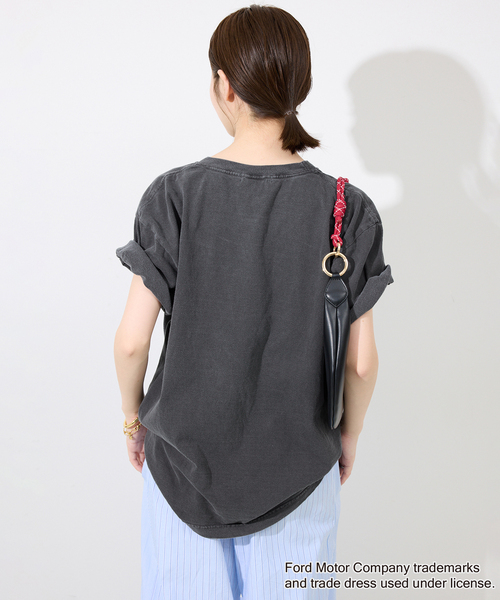 GOOD ROCK SPEED(グッドロックスピード)の「《追加》GOOD ROCK SPEED/グッドロックスピード SLOBE別注 FORD TEE(Tシャツ/カットソー・レディース・ライトグレー/ホワイト・FREE)」の8枚目の写真