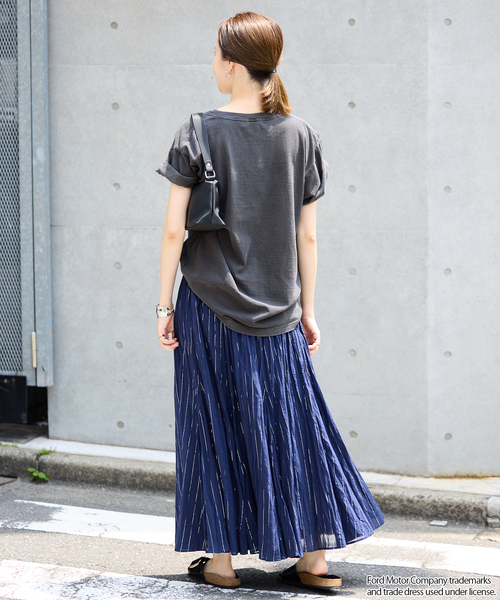 GOOD ROCK SPEED(グッドロックスピード)の「《追加》GOOD ROCK SPEED/グッドロックスピード SLOBE別注 FORD TEE(Tシャツ/カットソー・レディース・ライトグレー/ホワイト・FREE)」の12枚目の写真