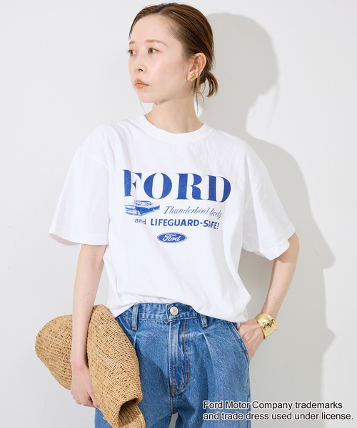 GOOD ROCK SPEED(グッドロックスピード)の「《追加》GOOD ROCK SPEED/グッドロックスピード SLOBE別注 FORD TEE(Tシャツ/カットソー・レディース・ライトグレー/ホワイト・FREE)」の17枚目の写真