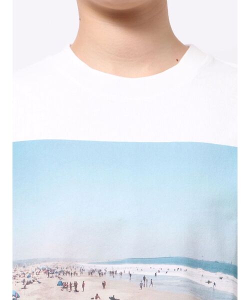 PARROTT CANVAS（パロットキャンバス）の「PARROTT CANVAS TRAVEL PH（Tシャツ/カットソー・レディース・オフホワイト/ライトグレー・FREE）」の7枚目の写真