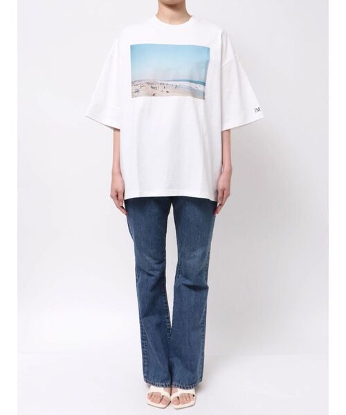 PARROTT CANVAS（パロットキャンバス）の「PARROTT CANVAS TRAVEL PH（Tシャツ/カットソー・レディース・オフホワイト/ライトグレー・FREE）」の12枚目の写真