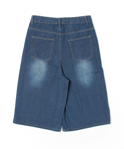 VIBGYOR(ヴィブジョー)の「【LAMPOON】ブリーチデニムハーフパンツ(デニムパンツ・レディース・ブルー/その他1・MEDIUM/LARGE/SMALL)」の8枚目の写真