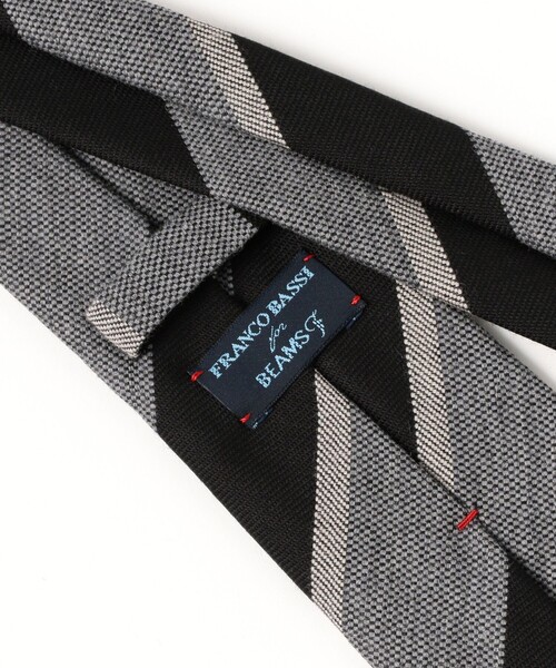 セール】FRANCO BASSI / ウール×シルク ストライプ ネクタイ（ネクタイ